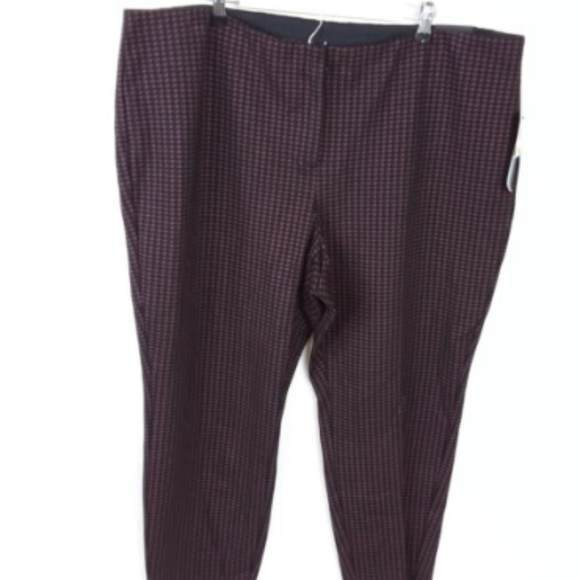 Alfani Houndstooth Knit Pants Skinny Leg  NWT -CC - Picture 1 of 5